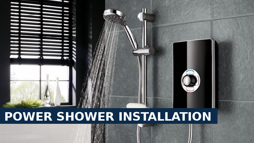 Power shower installation Roehampton